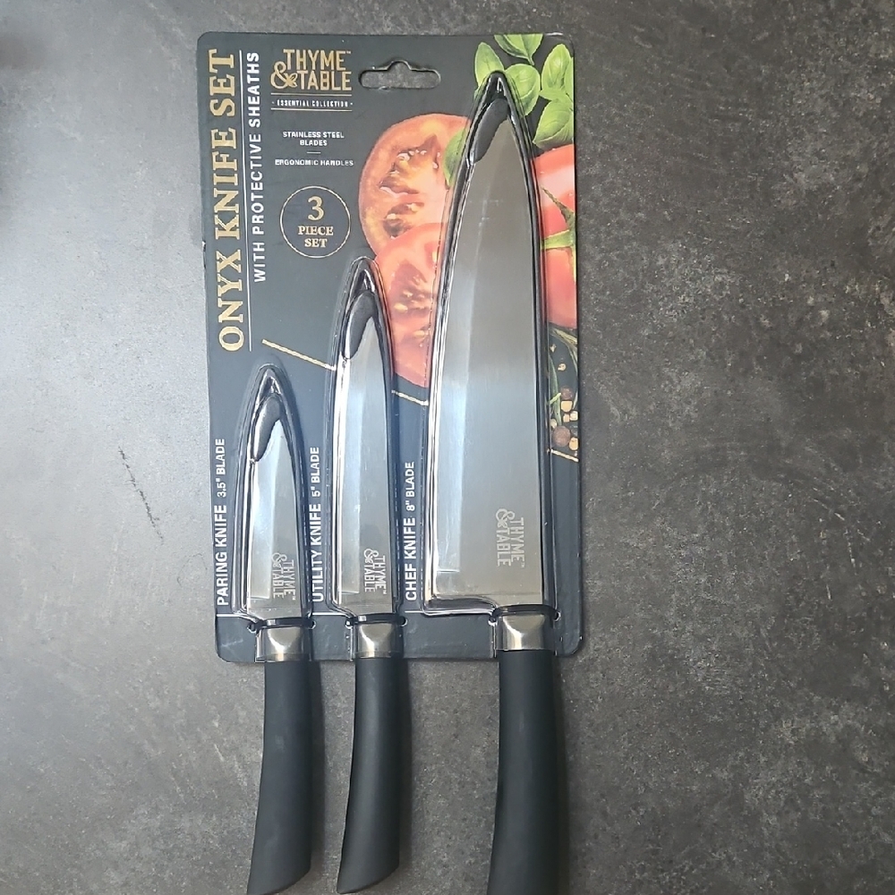 Thyme & Table 3 Piece Knife Set